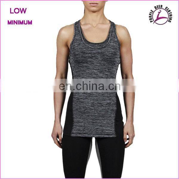 Made in china Ladies custom t-shirt good quality tank top gym