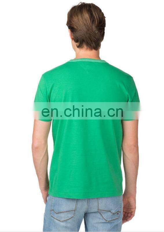Latest fashion Round neck casual men's top summer t-shirt printing for OEM