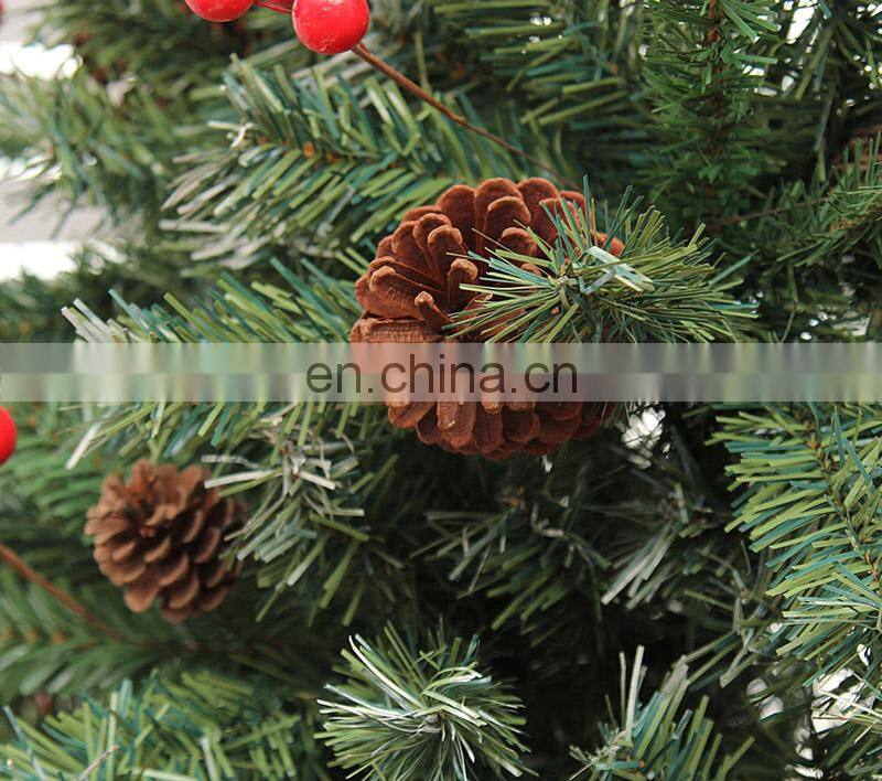 Custom 7ft Quality Beautiful Large Realistic Artificial Christmas Trees Stand Outdoor Christmas Decoration