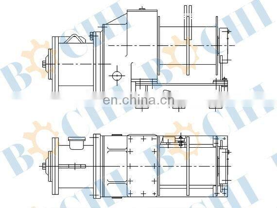 10 KN Electric Ship Accommodation Ladder Winch