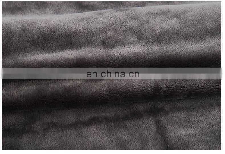 Multifunctional Coral Fleece Blanket For Travel With Pouch