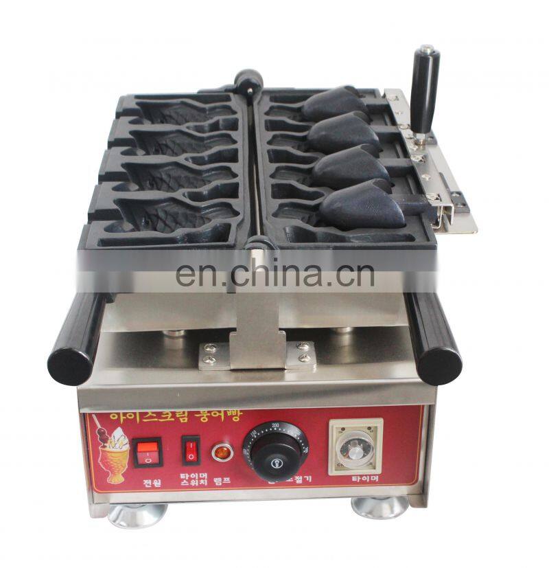 Ice cream taiyaki machine fish waffle maker egg waffle maker waffle cone maker