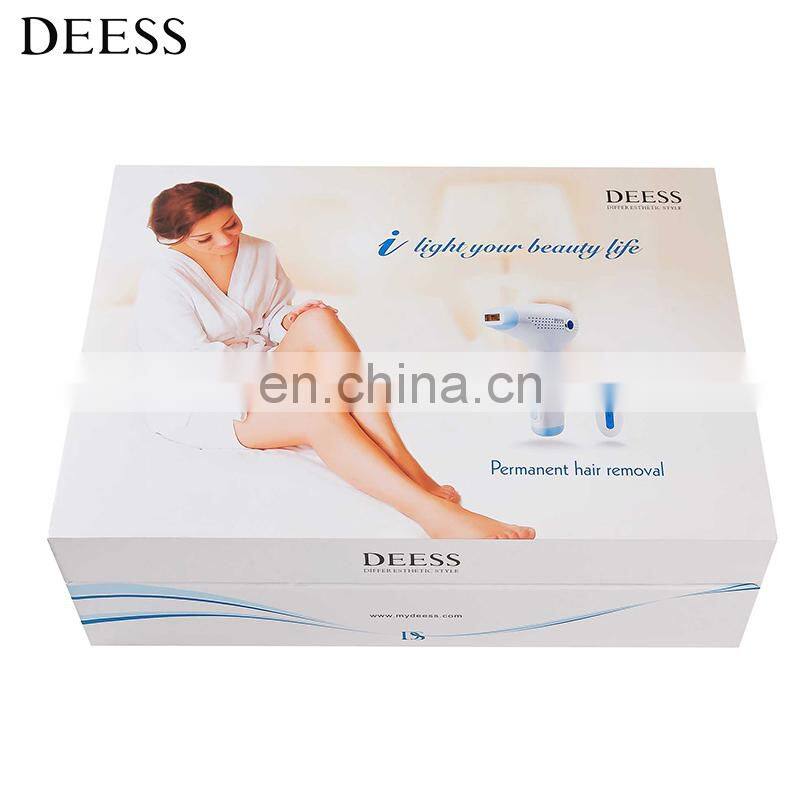 DEESS skin friendly IPL hair removal machine with 300000 shots