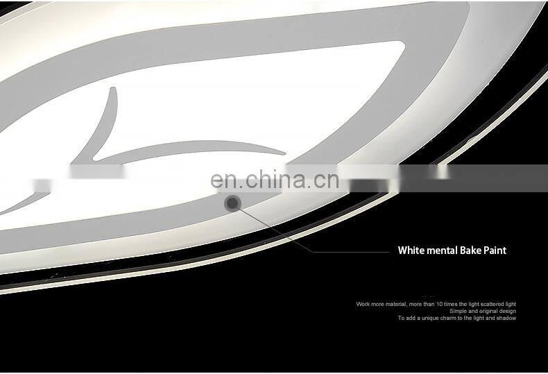 Chinese supplier Creative leaf surface mounted LED ceiling lights