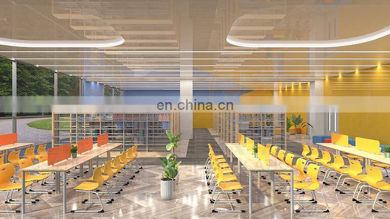 Commercial metal locker slot angle iron shelf angle school library book shelving