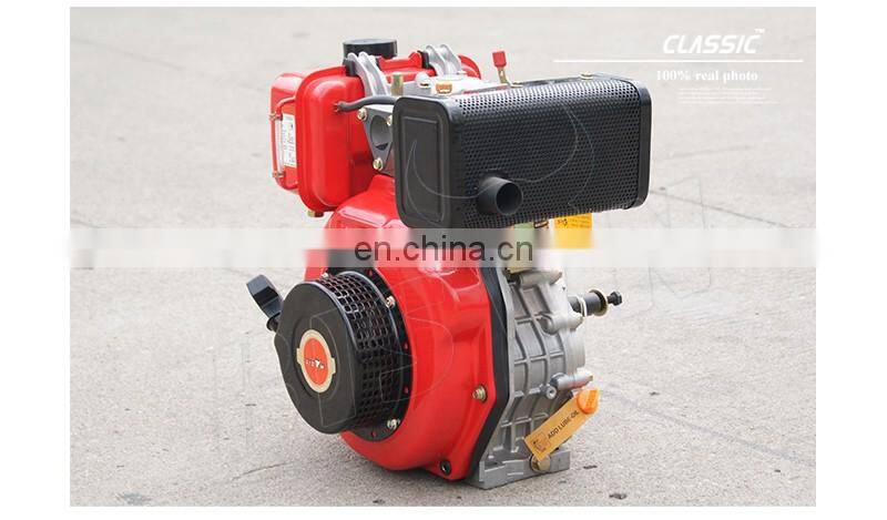 BISON(CHINA) 418cc 10hp Vertical Shaft Diesel Engine Price Small Low RPM Diesel Engine for Agriculture