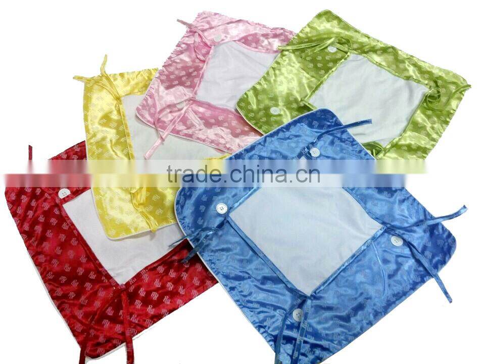 Colorking European Style Beige Heart Shape Pillowcase heat transfer sublimation blanks