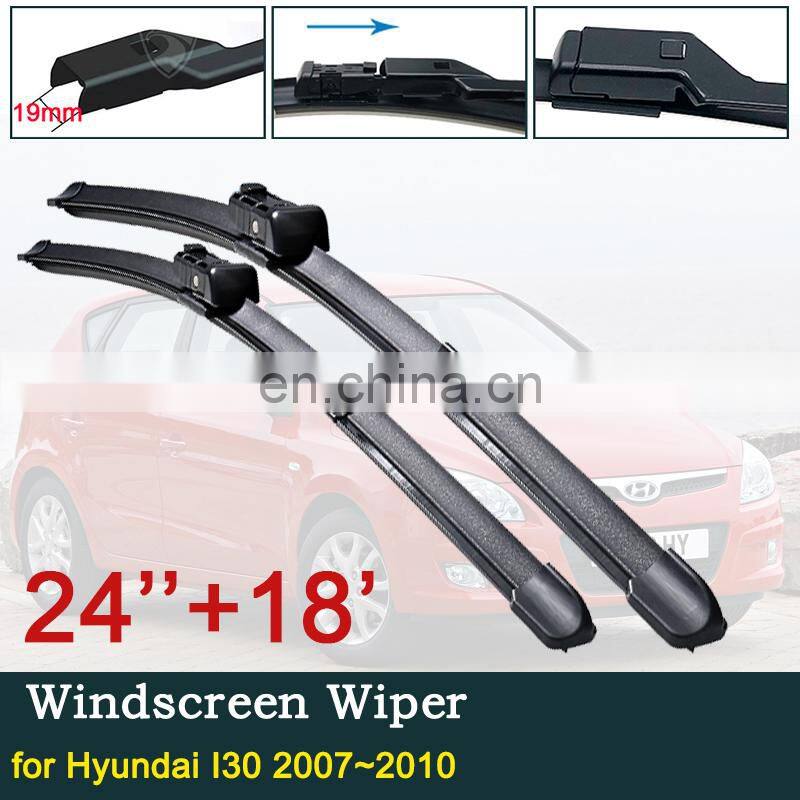 for Hyundai I30 2007~2010 FD30 Car Wiper Blade Front Windscreen Windshield Wipers Car Accessories Stickers 2008 2009