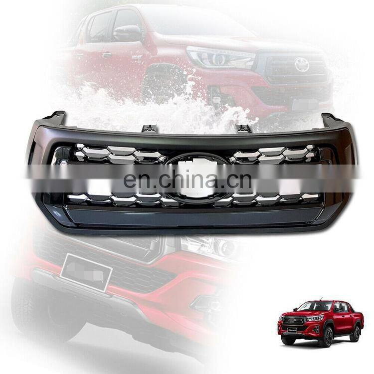 China Genuine Front Grille Black And Chrome For Hilux Revo Rocco 2018 2019