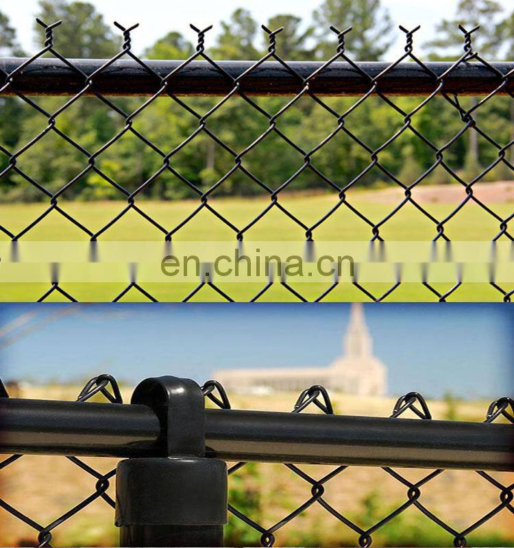 High quality used chain link fence panels in metal wire mesh