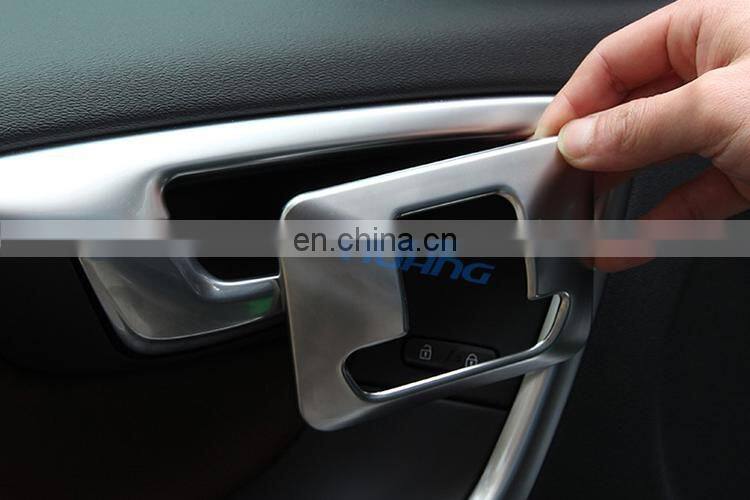 Chrome Electronic Handbrake Cover Trim Sticker For VOLVO XC60 V60 S60 S80 Accessories Car Styling