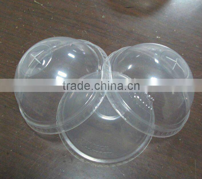 HAS VIDEO paper coffee cup and plastic cup lid forming machine for dome lid,flat lid with cross
