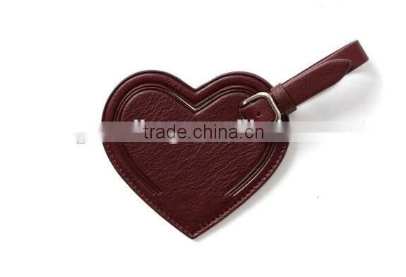 colorful genuine cowhide leather luggage parts baggage tags travel accessories for decoration
