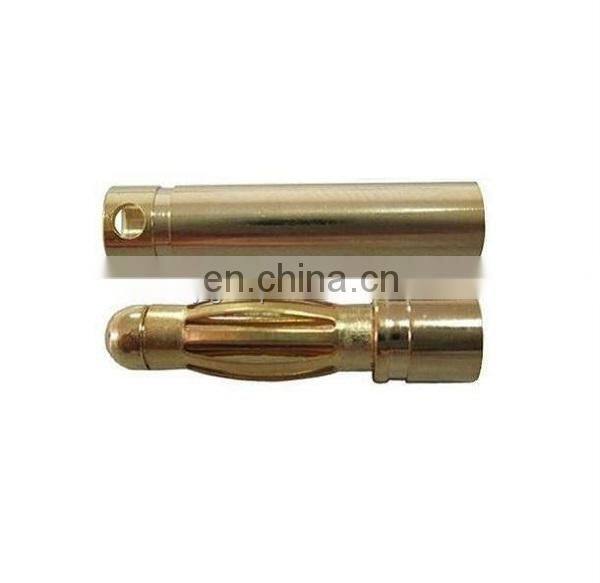 4.5MM Gold Plated Banana Plug XT90 Made in China metal fabrication service