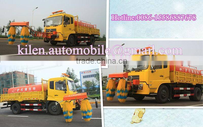 2013NEW Dongfeng 4*2 broom sweeper truck / tow road sweeper