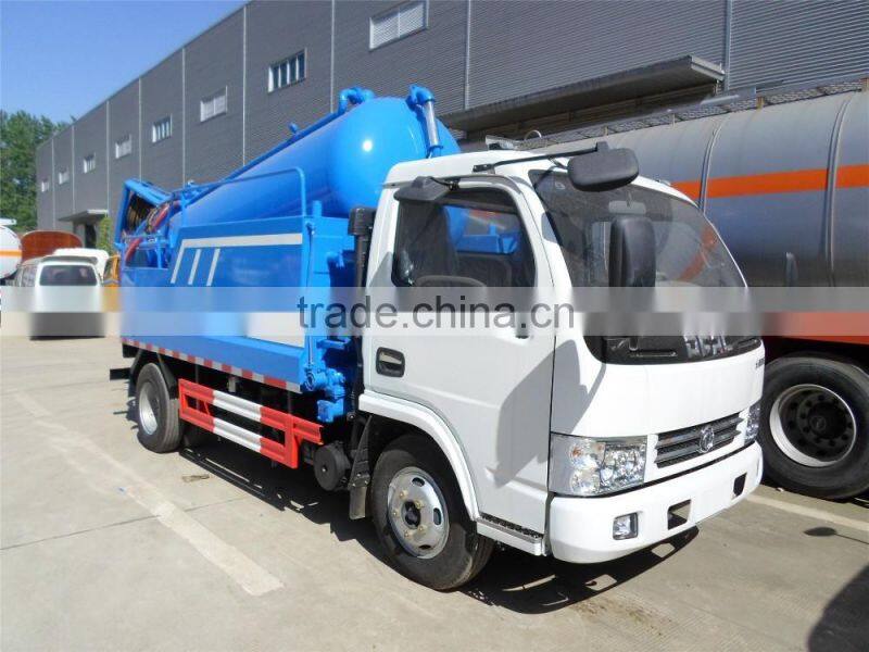 DFAC sewage suction truck with cleaning function with good price for sale 008615826750255 (Whatsapp)