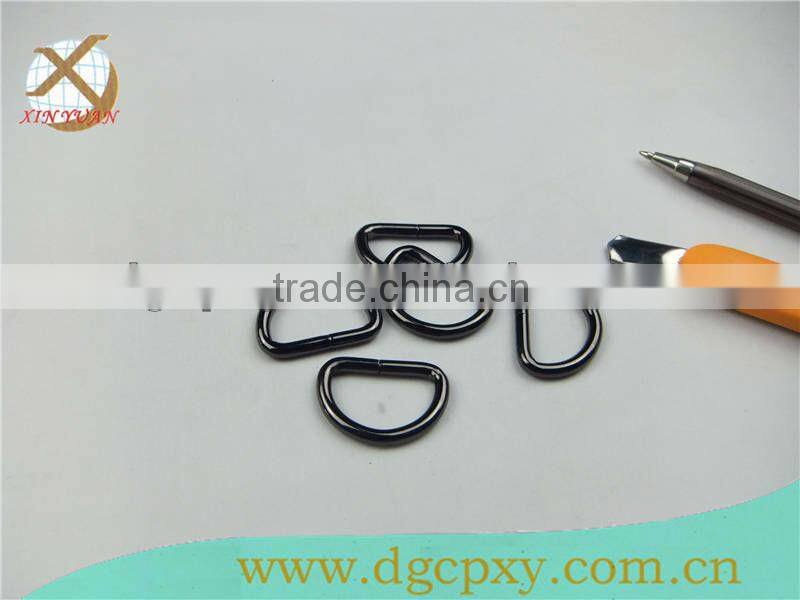 gunmetal D ring belt buckles for bags