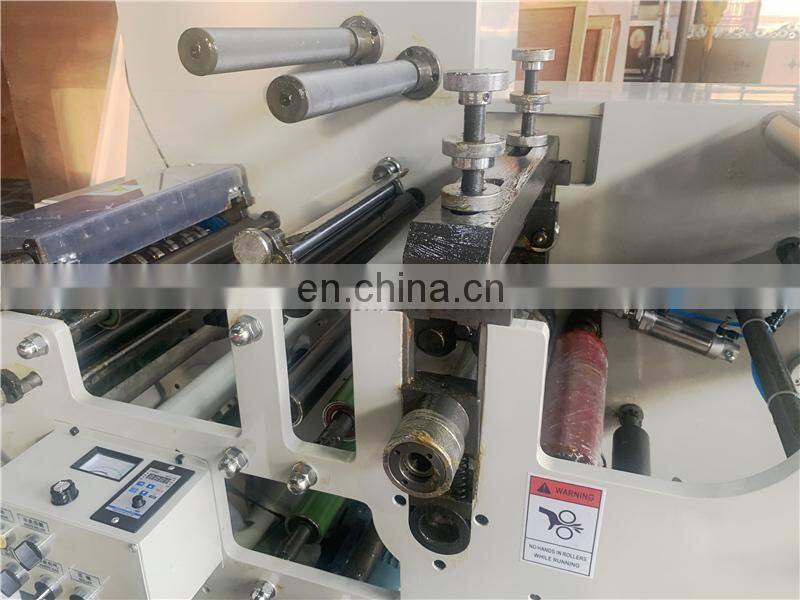USK450A High Speed Self-Adhesive Blank Price Label Sticker Rotary Die Cutting Slitting Rewinding Machine with Magnetic Cylinder