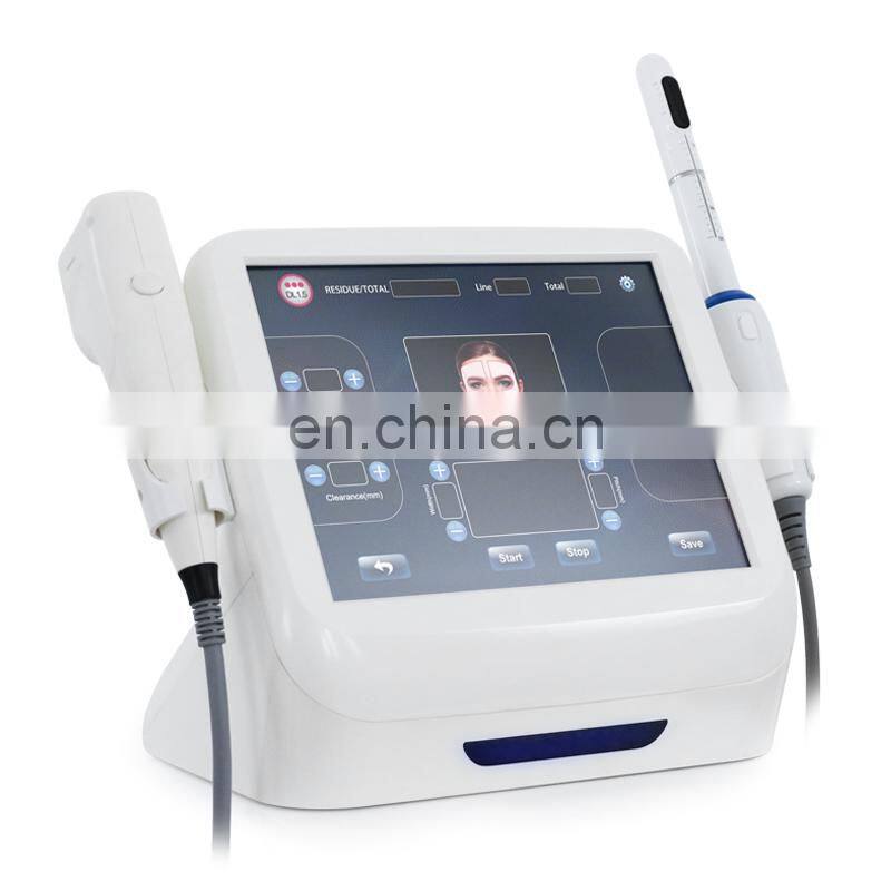 Portable 4d 12 lines 2 in 1 machine for anti-aging wrinkle removal and vaginal tightening
