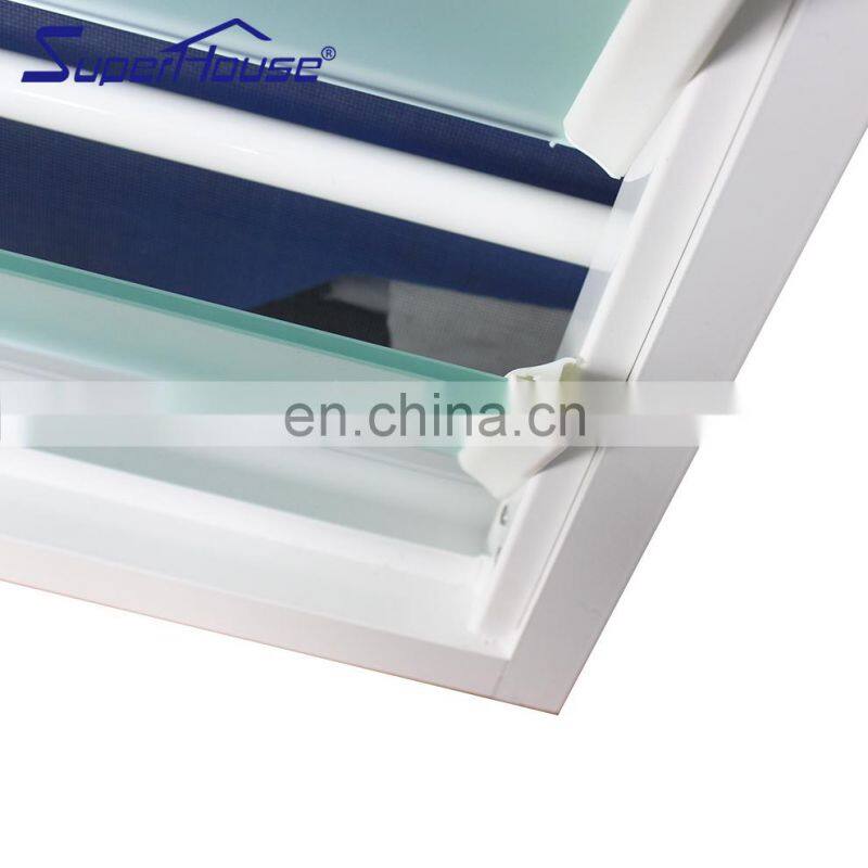 Superhouse Custom jalousie blinds louvers aluminium aluminum frame glass fixed louver louvre windows for house