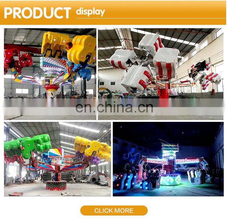 Funfair amusement attractions adult amusement park rides energy storm claw for sale