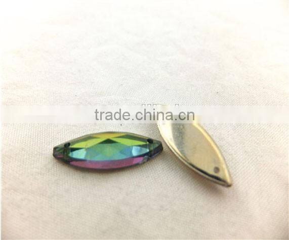 Shining Colorful Sew on Acrylic Stone for Carnival Dress