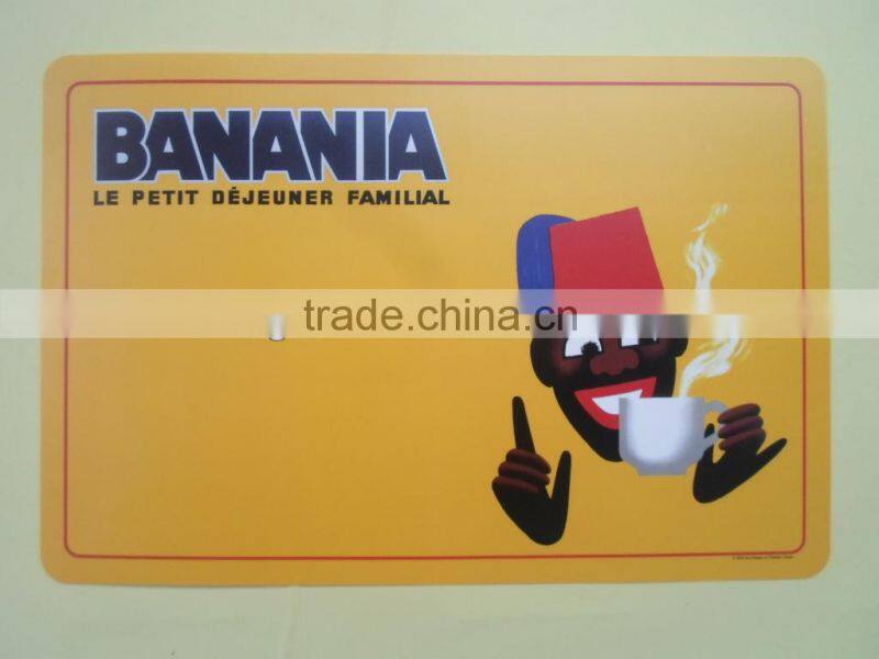 Eco friendly custom design pp placemat, heat waterproof Dining table placemat