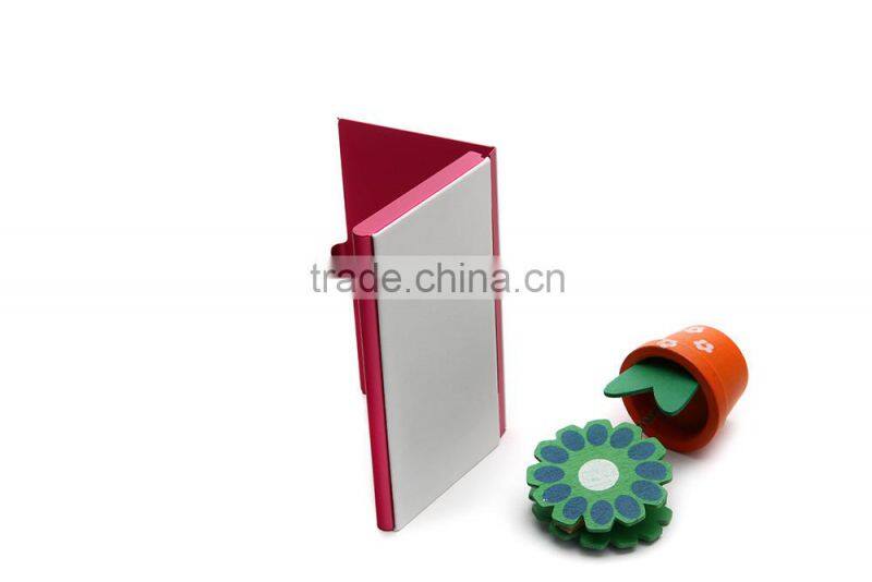 Aluminum Business card holder graphic specification 93*61*11mm suitable for business occasion appear high upscale