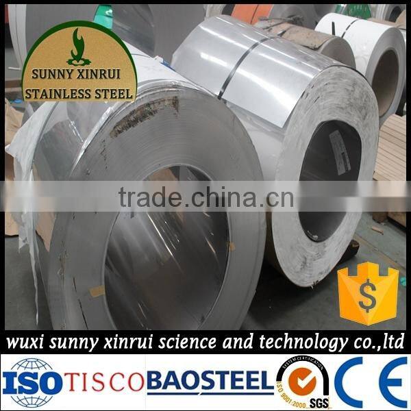 2B finish 321 stainless steel coil price list
