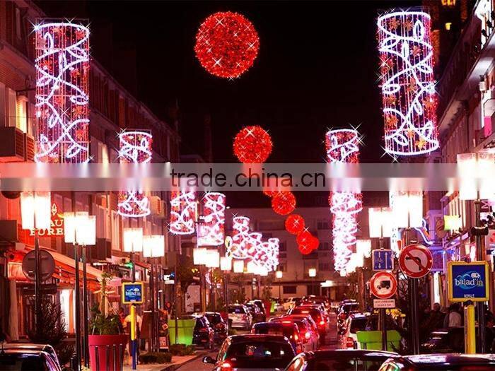 Outdoor LED street Light /christmas LED 3D motif light/Pole lamp