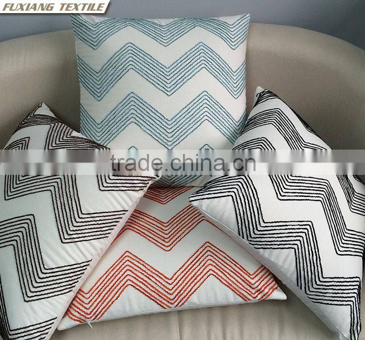 colorful embroider pillow cushion