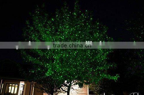 Garden Tree and Wall Decoration Outdoor Laser Spot lights for Holiday Lighting (Green and Blue leds))
