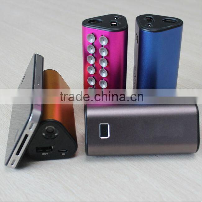6600mAh high capacity Trilateral+Cupula portable power bank, MP014