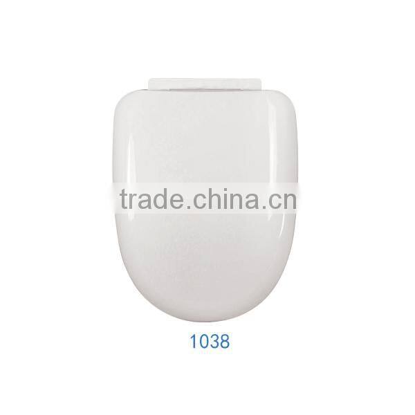One piece plastic commode bathroom foldable PP design healthy soft close toilet seat