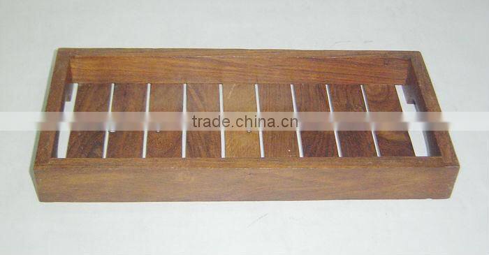 steam beach wood decorative serving tray set of 6 pcs