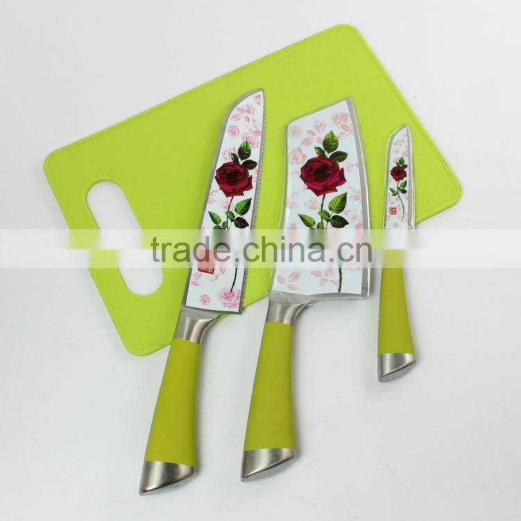 Professional high quality stainless steel knife set