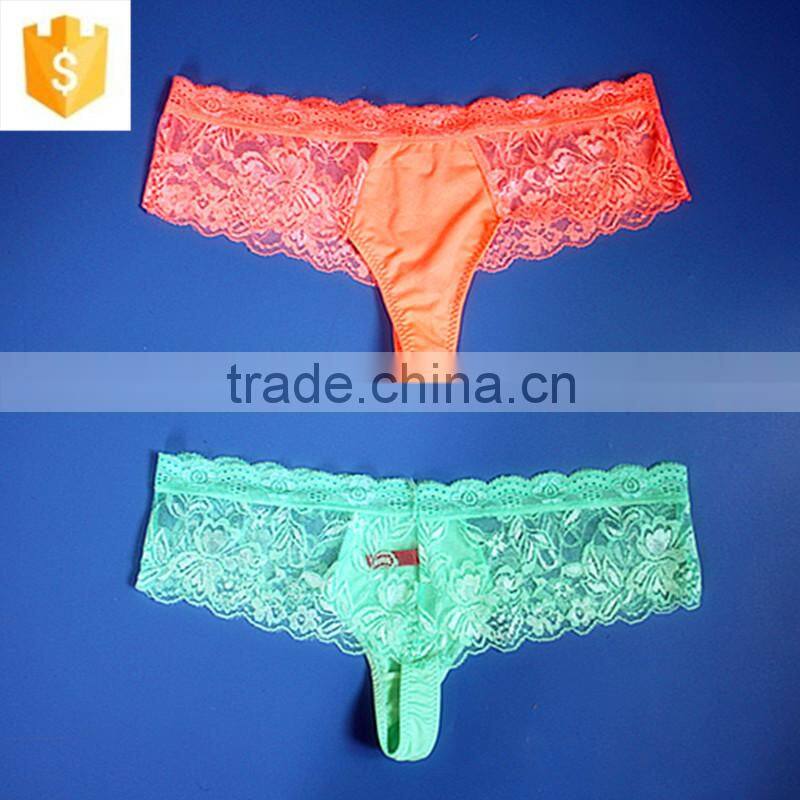 2015 Cotton sexy transparent lady underwear panty for woman