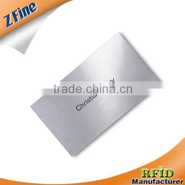 Competitive price black metal business cards&cheap metal business cards& metal play card