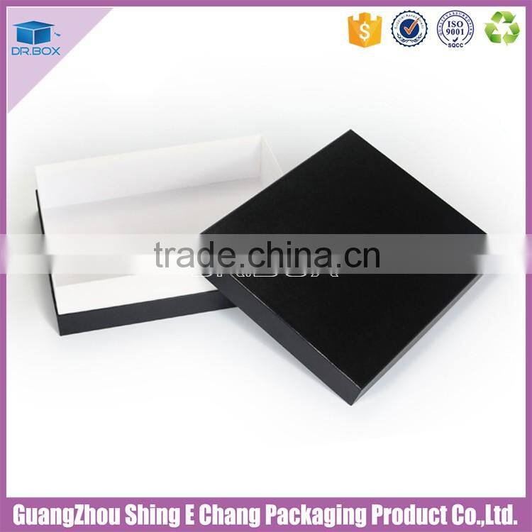 2016 Well promotioned Velvet luxury retail clear paper plastic packaging boxes