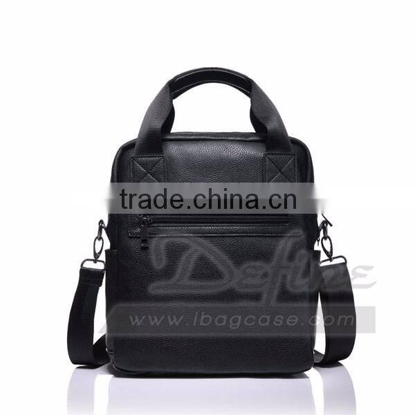 High quality leather Insulated Lunch cooler bag for business man