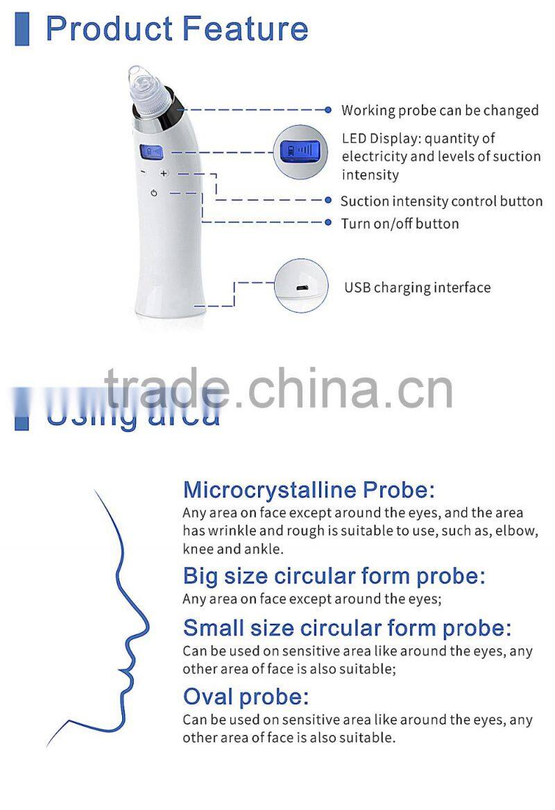 Portable mini pore cleanser tool beauty remove blackhead device for women & men in summer