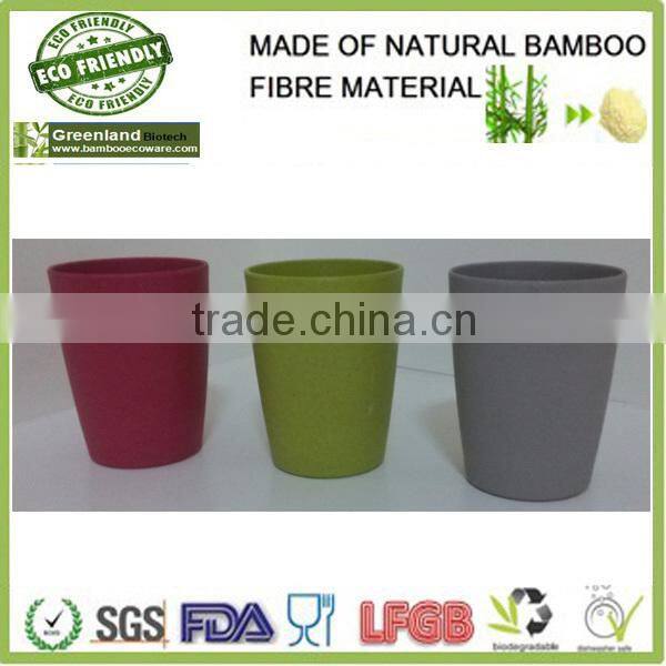 400ML new design comfortable touch bamboo fiber cup