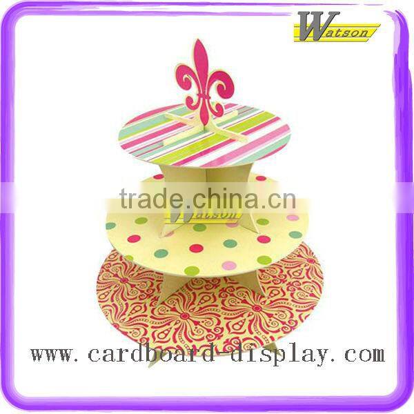 Attractive POP Paper Collapsible Cupcake Stand