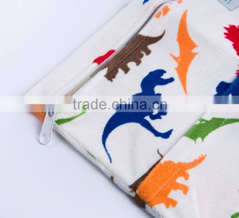 ananbaby pink baby cute diaper bags / personalized minky printed mini wet bags