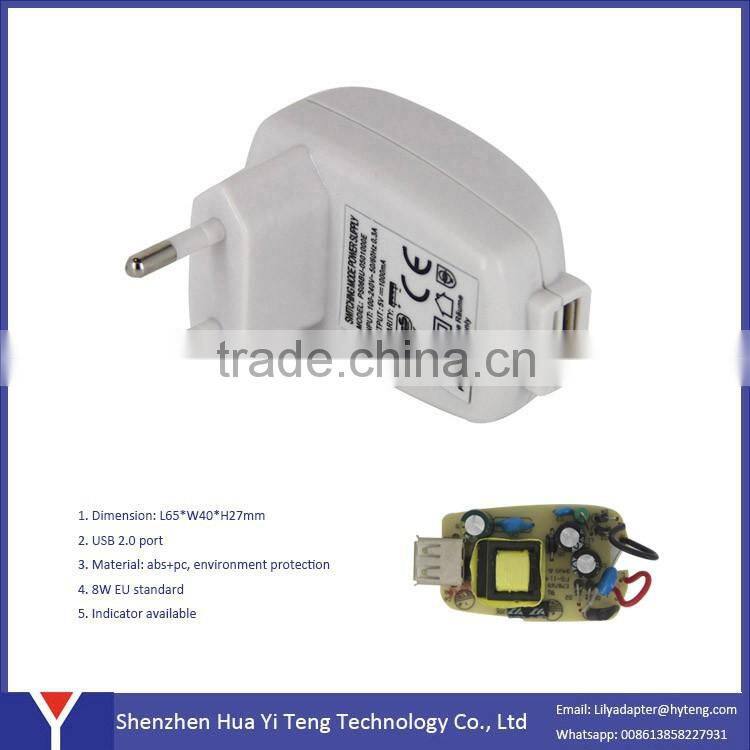 European Style AC Travel Adaptor