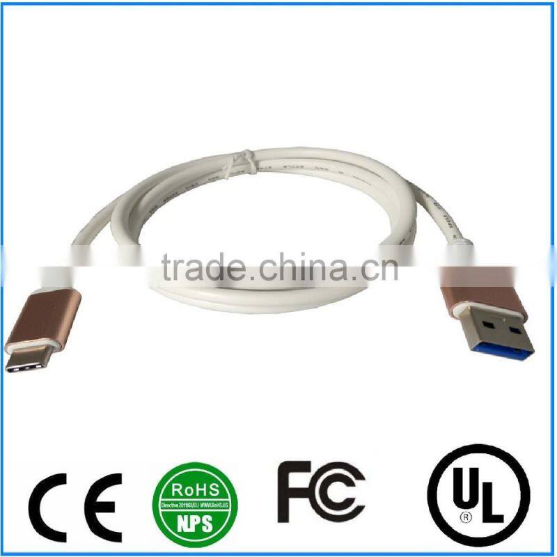 Superspeed USB3.0 AM to Type C Cable HD TV PC Datawire Connecting Line