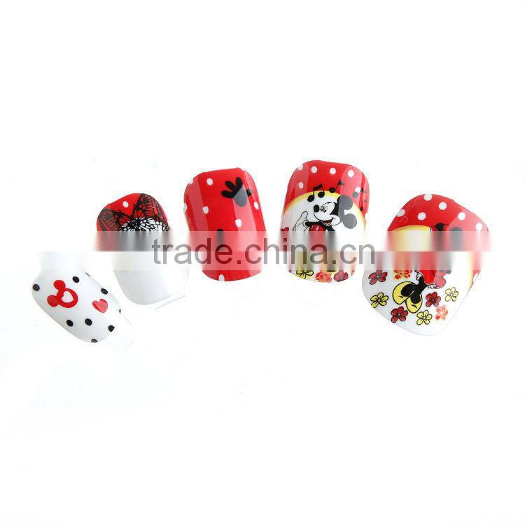 MSDS Certification and Plastic,ABS Material Full cover French Fake Nails