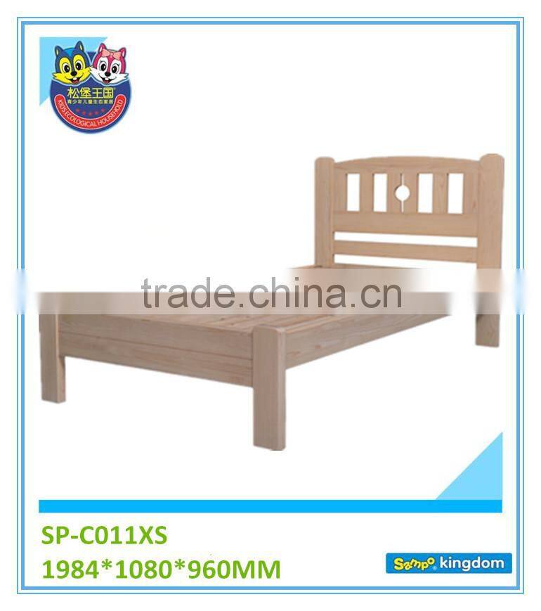 Children Super King Single Bed Pine Material Shenzhen Furniture