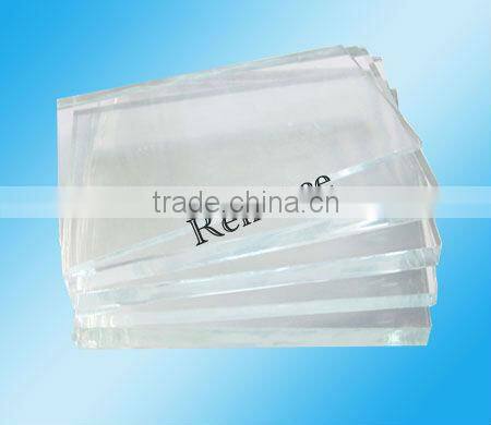 5mm decorate ultra white float glass