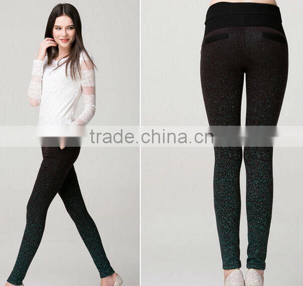autumn new diamond nail ladies cooldry pencil casual pants